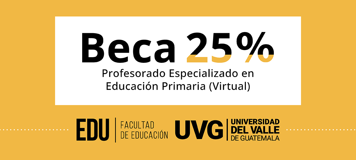  Beca del 25% para el Profesorado en Educación Primaria Virtual